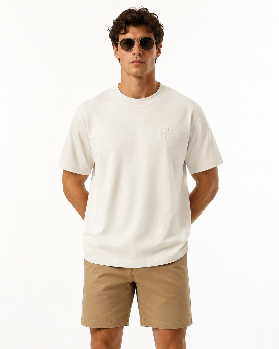SLIM TEE — WHITE