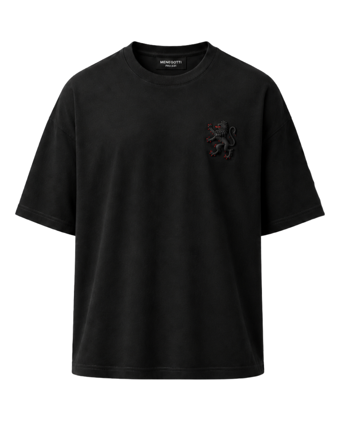 OVERSIZED TEE — BLACK